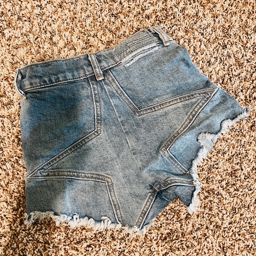 COPY - Revice Denim Star Shorts NEVER WORN